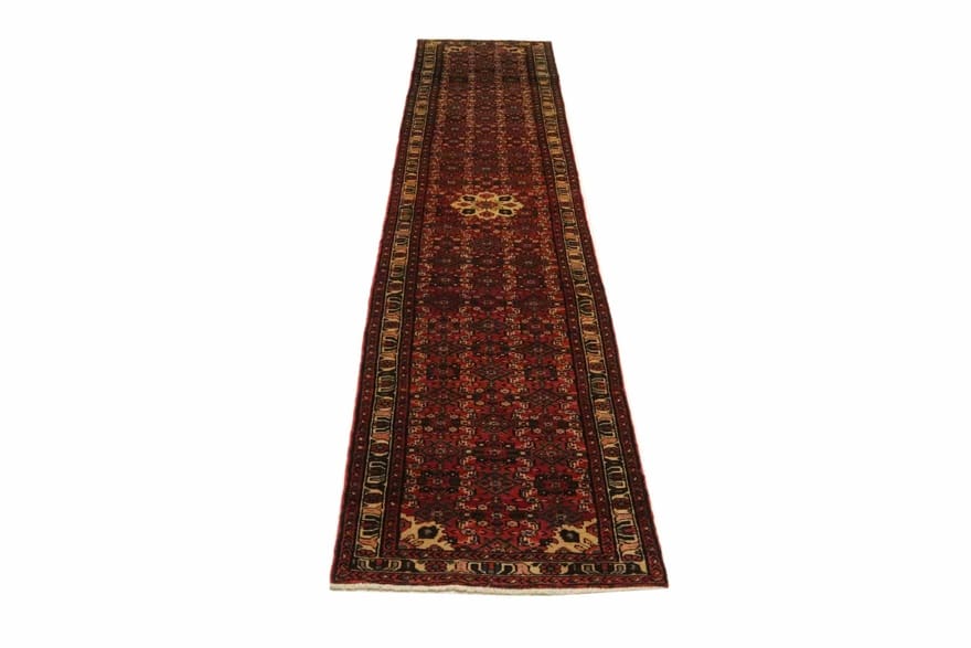 Hosenabad Teppich 367x78 cm - Antik, Handgeknüpft, Perserteppich