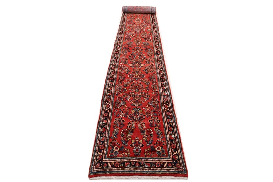 HAMADAN Teppich 699x85 cm - Antik, handgeknüpft, Orientteppich