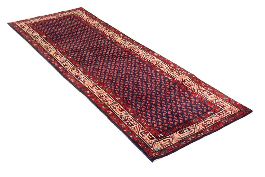 Hamadan Teppich 312x106 cm – semi-antiker Orientteppich handgeknüpft