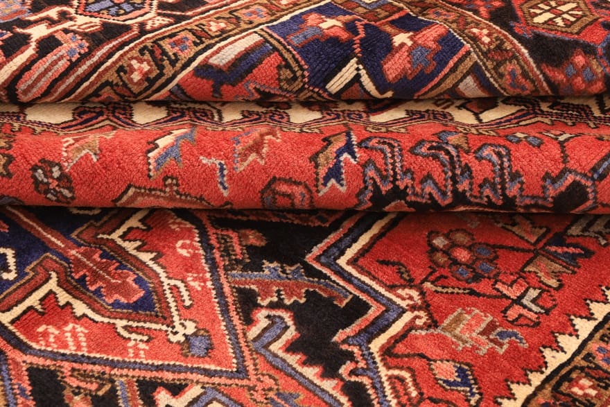 Handgeknüpfter Heriz Orientteppich 305x204 cm – Geometrisches Design