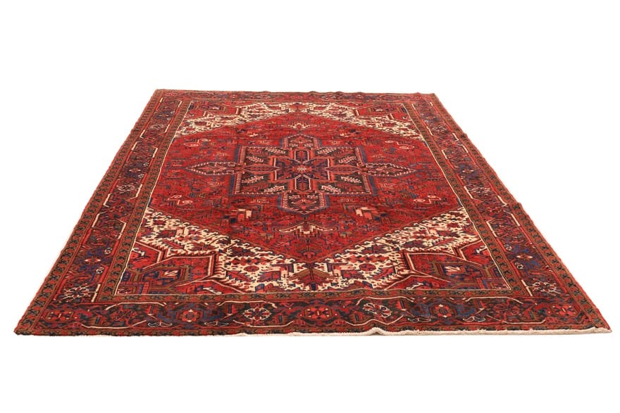Heriz Orientteppich 340x255 cm – Handgeknüpft, Premium Wolle