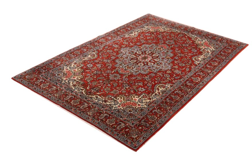 Orientteppich 241x154 cm Bakhtiar-Muster handgeknüpft aus Wolle