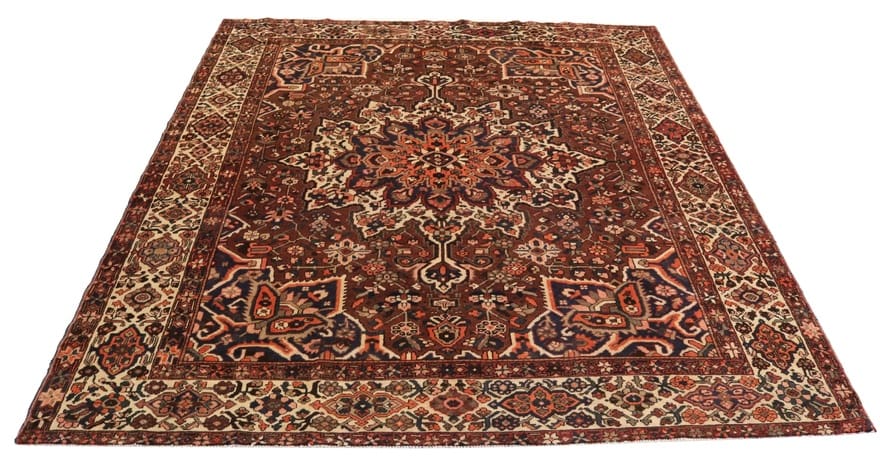 Bakhtiar Teppich 364x312 cm - Handgeknüpft, Wolle, Orientteppich