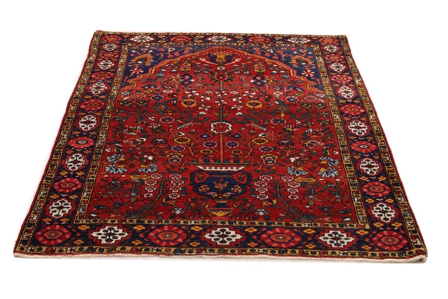 Orientteppich Bakhtair 192x145 cm – Handgeknüpft, Wolle, Unikat