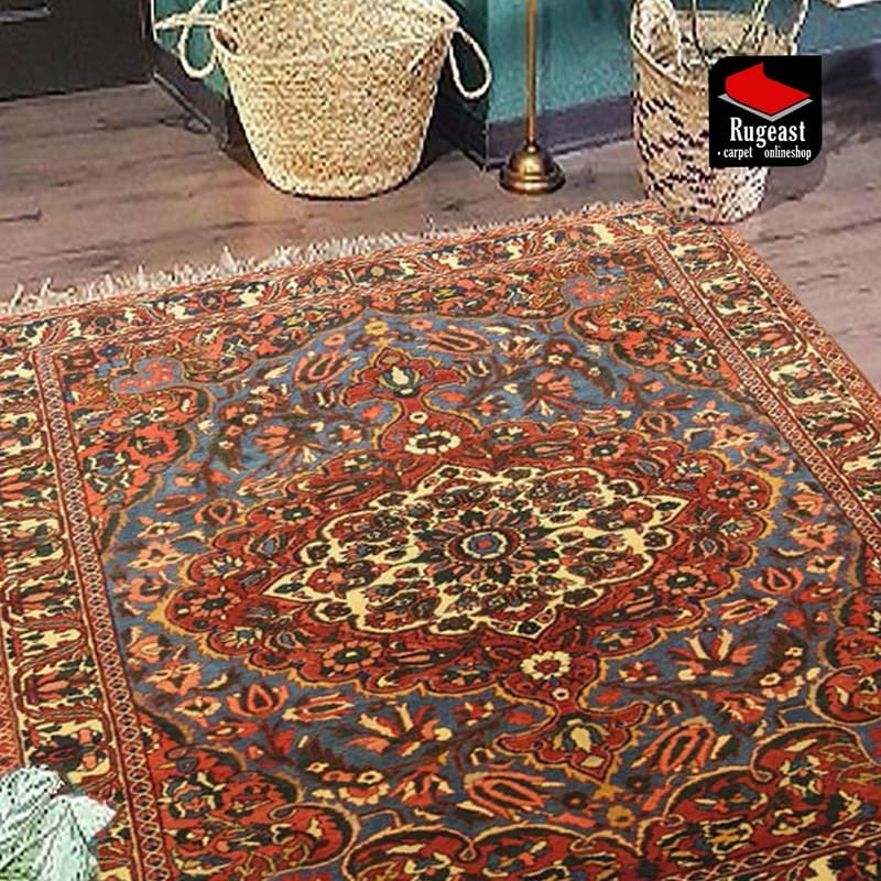 Bakhtiar Teppich 313x216 cm - Strapazierfähig, Gartenmuster, handgeknüpft