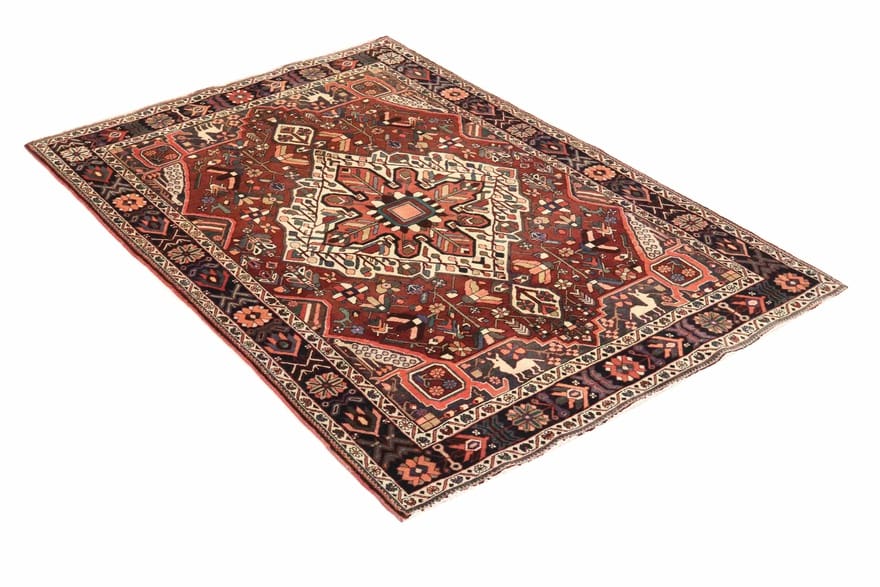 Bakhtiar Orientteppich 228x154 cm - Handgeknüpft, Hochwertig