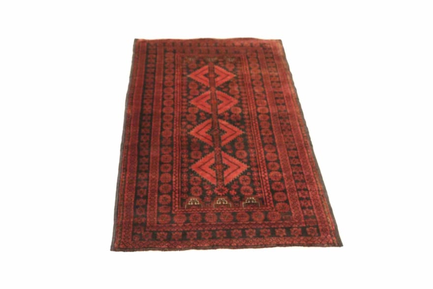 Belutsch Teppich 179x87 cm - Handgeknüpft, Wolle, Orientteppich