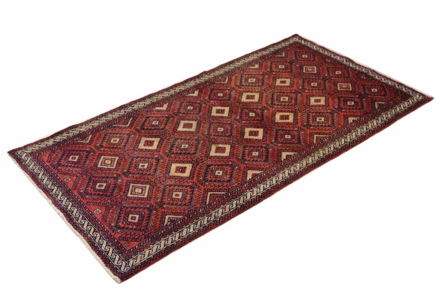 Belutsch Orientteppich 209x109 cm – Handgeknüpft, Wolle, Unikat