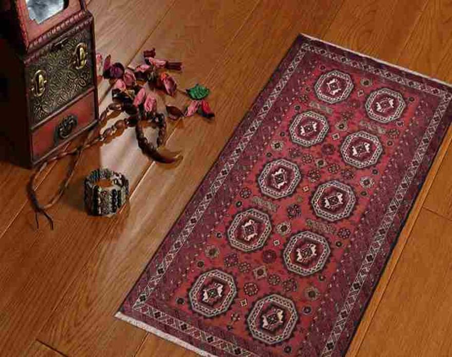 Belutsch Orientteppich 188x100 cm – handgeknüpft, Wolle, bunt