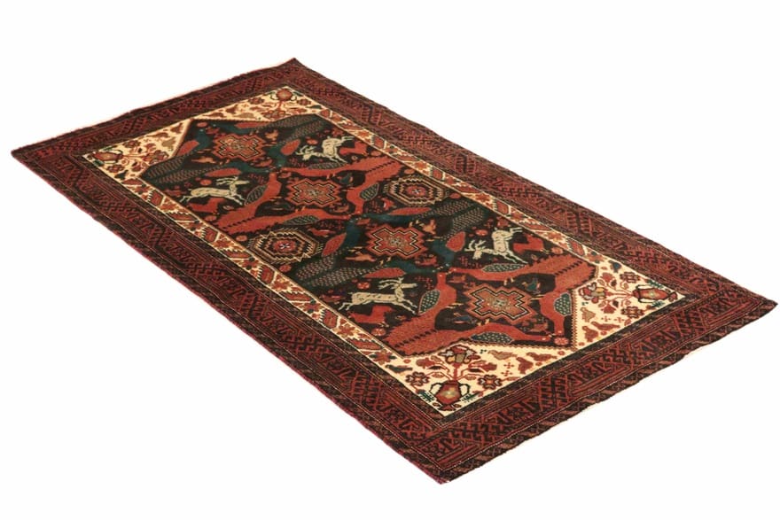 Belutsch Orientteppich 205x104 cm – Handgeknüpft aus 100% Wolle