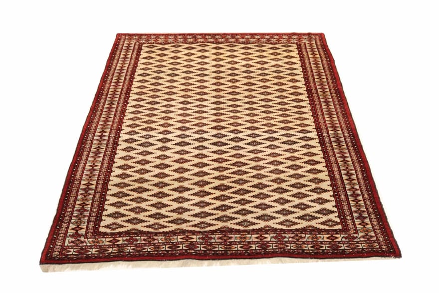 Turkaman Orientteppich 242x170 cm, geometrisch, handgeknüpft