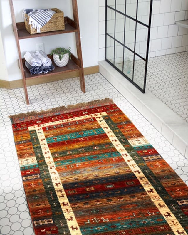 Zieglerfarhan Orientteppich 277x90 cm, handgeknüpft, schmutzabweisend