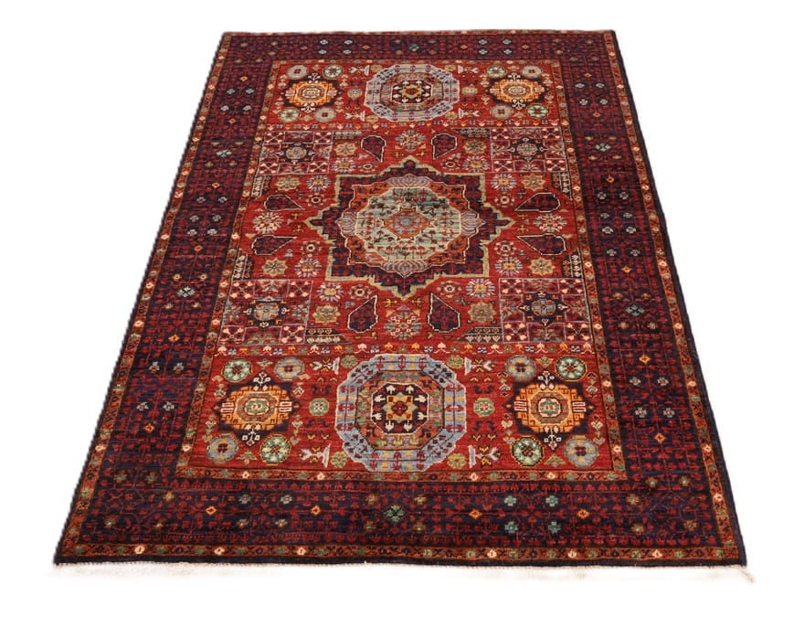 Mamluk Orientteppich 150x106 cm – handgeknüpft, schmutzabweisend