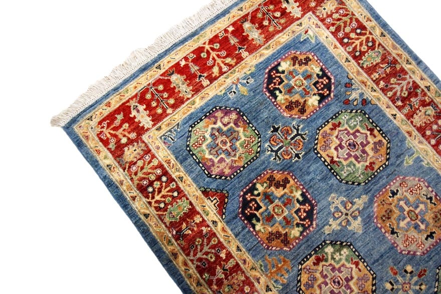 Ziegler Orientteppich 147x101 cm – Antiklook, Handgeknüpft