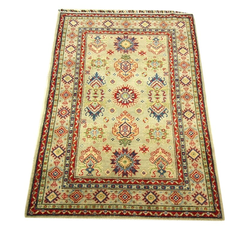 Kazak Teppich 151x106 cm, antik, handgeknüpft, Orientteppich