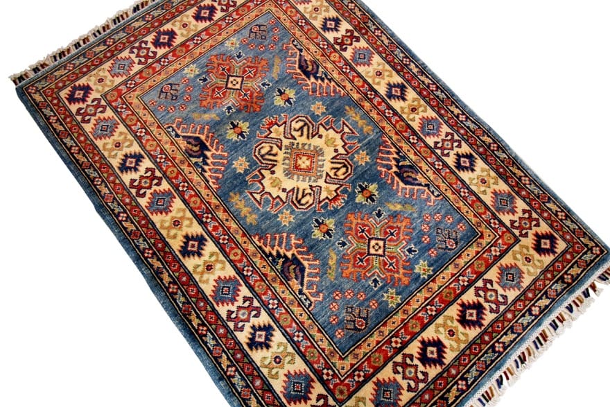 Orientteppich Kazak 149x104 cm – Antiklook, handgeknüpft