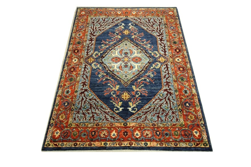Ziegler Orientteppich 207x151 cm – Antikes Design, Handgeknüpft