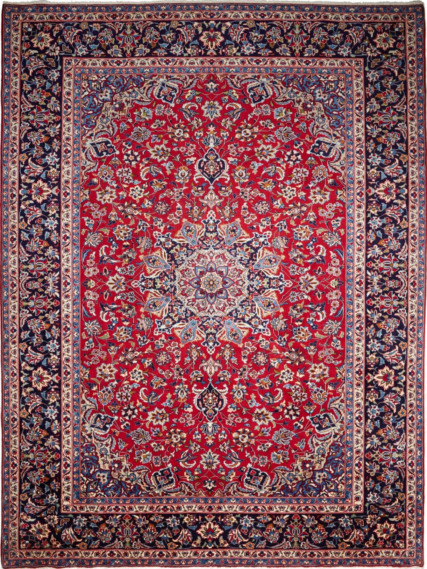 Najafabad Teppich 307 x 406 cm, handgeknüpft, Perserteppich