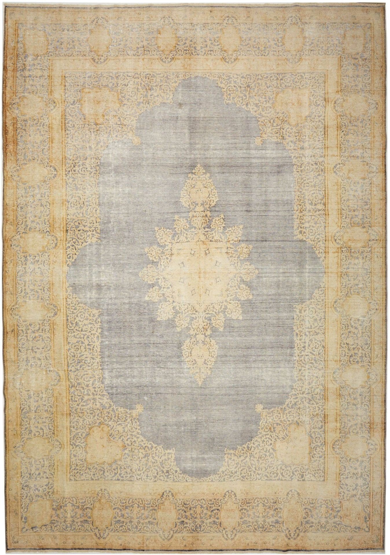 Vintage Perserteppich 296 x 422cm, Schurwolle, handgeknüpft
