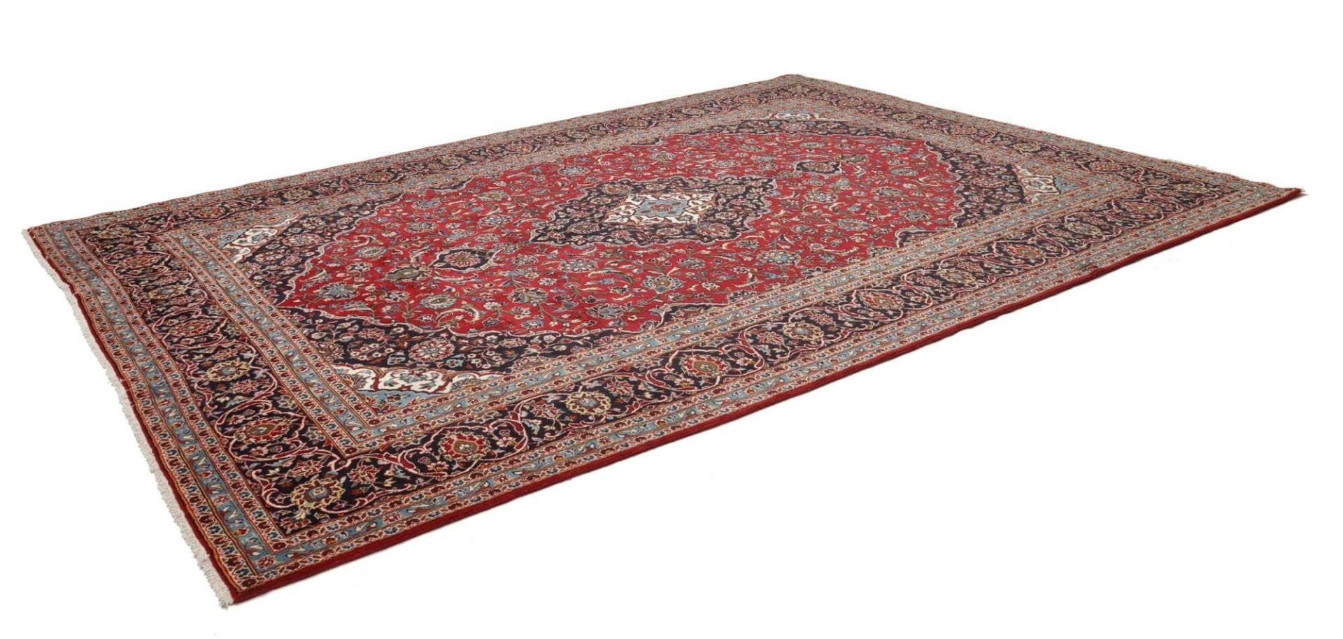 Kashan Teppich 296 x 402 cm – Handgeknüpft, Perserteppich