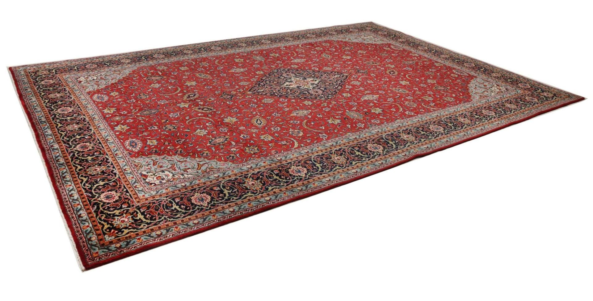 Sarough Teppich 293 x 422cm, Handgeknüpft aus Schurwolle, Perserteppich