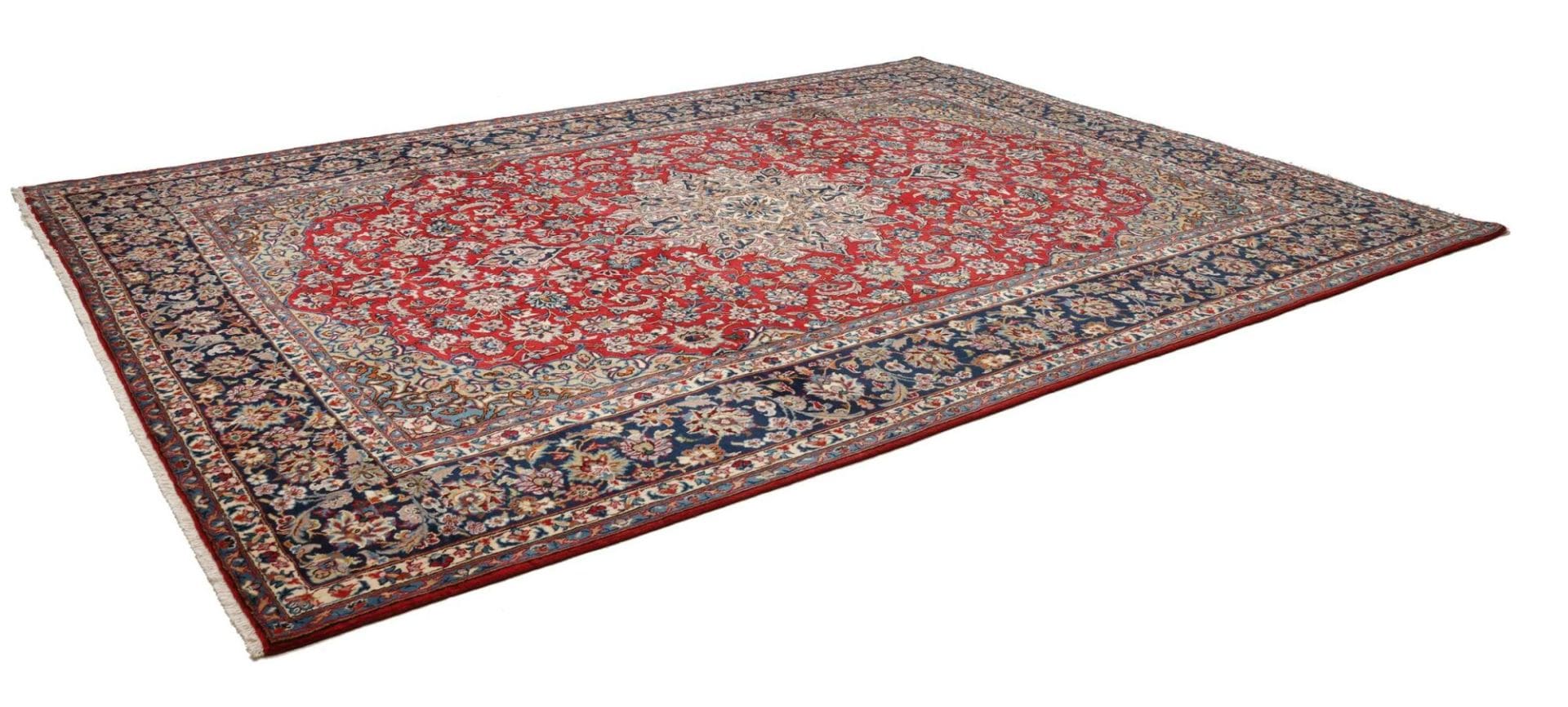 Najafabad Teppich 295 x 403cm, handgeknüpft, Wolle/Baumwolle, Perserteppich