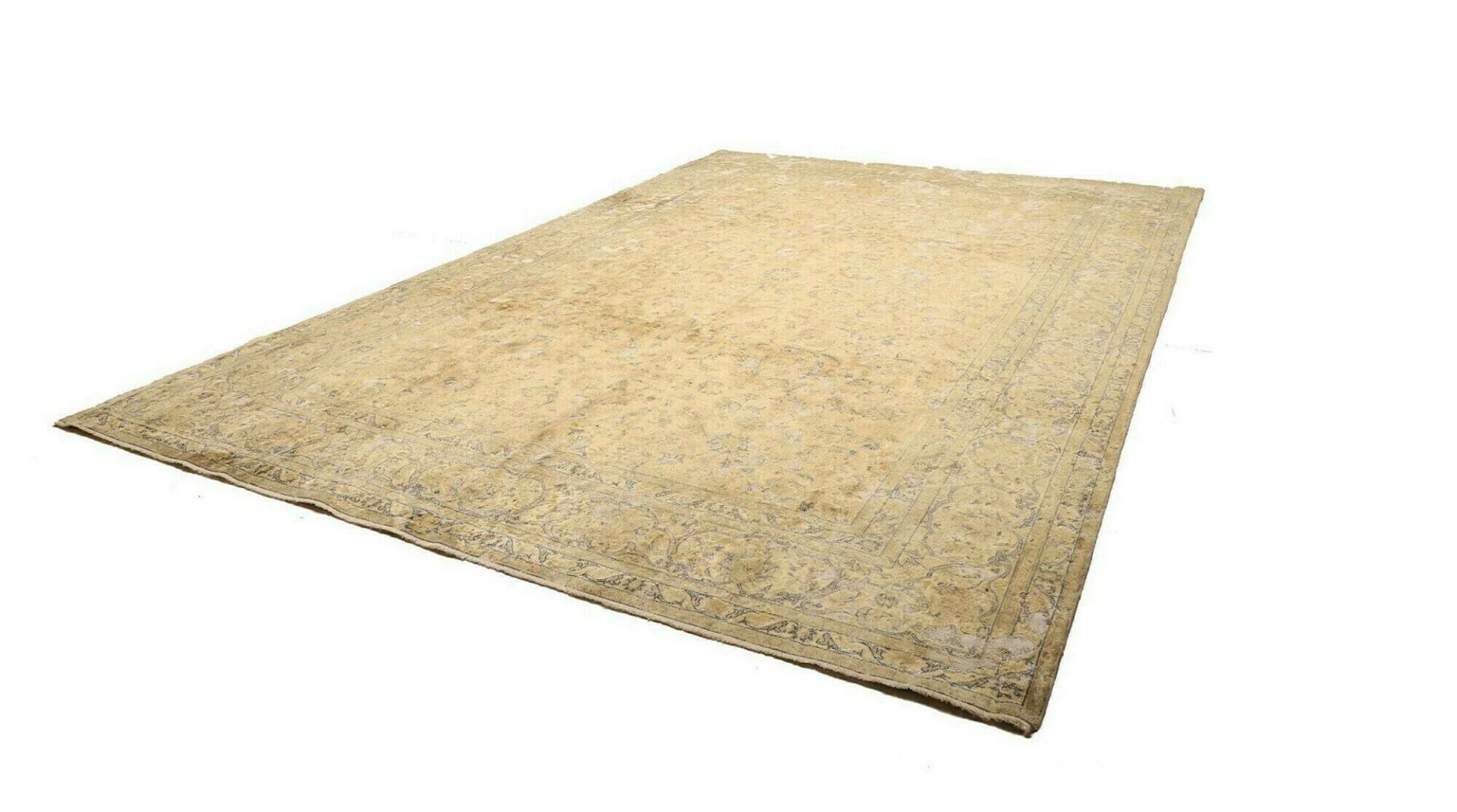 Vintage Perserteppich 288 x 405 cm, Schurwolle, handgeknüpft