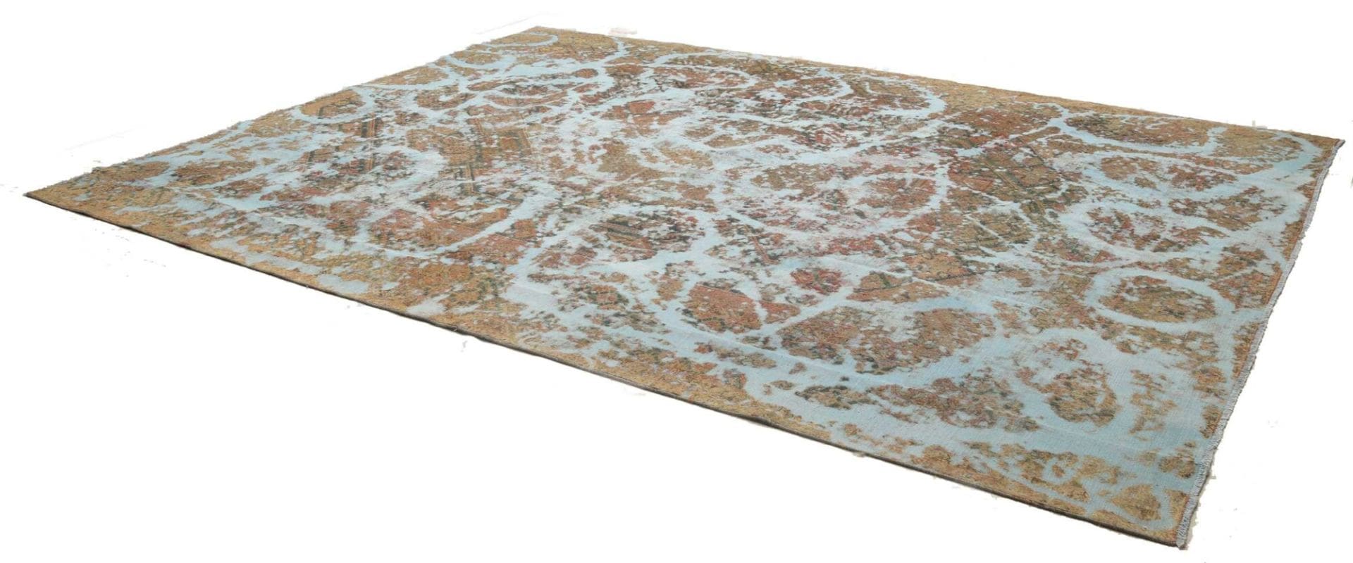 Vintage Orientteppich 305 x 405cm, Schurwolle, handgeknüpft