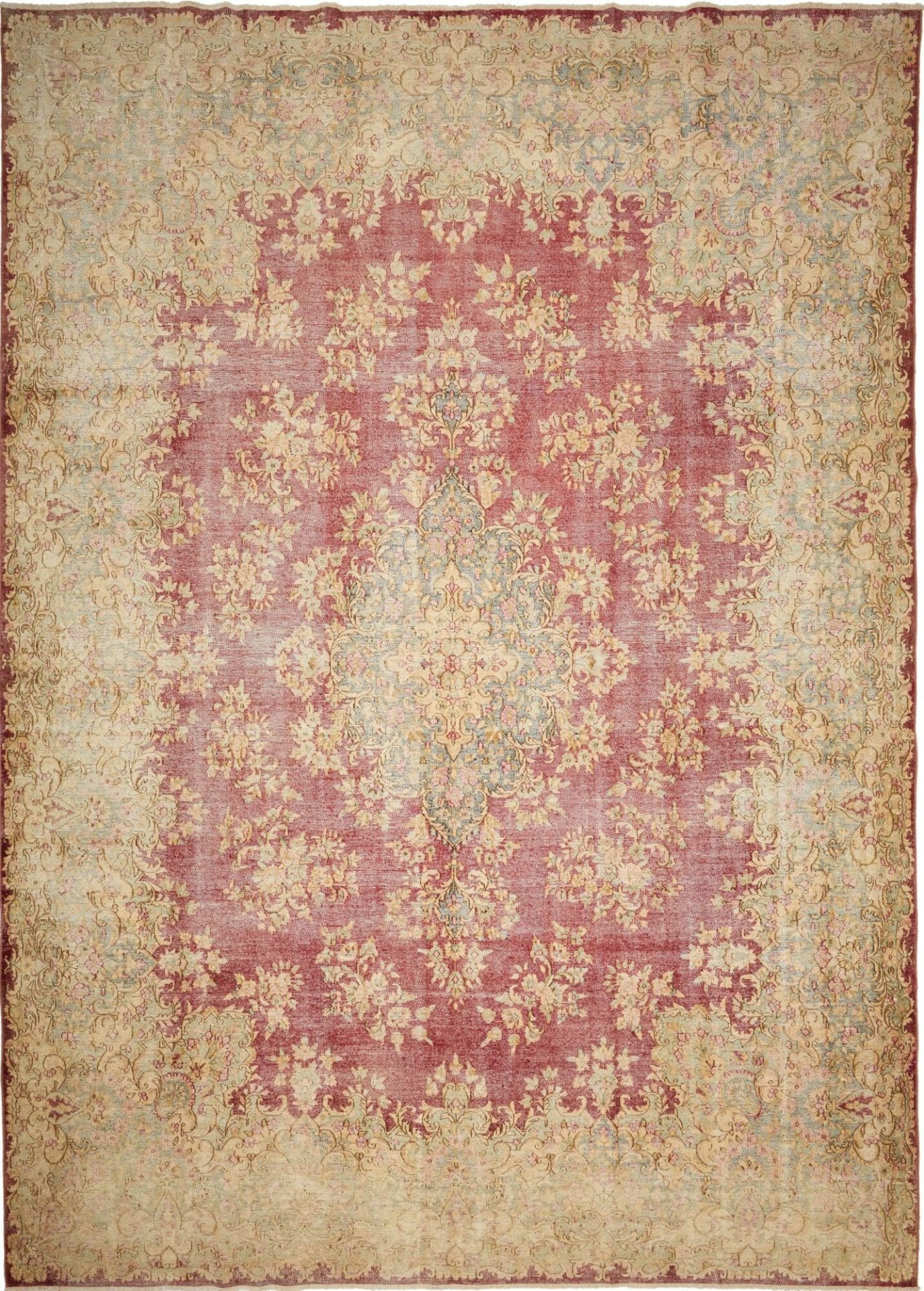 Vintage Perserteppich 299 x 415 cm | Schurwolle | Handgeknüpft