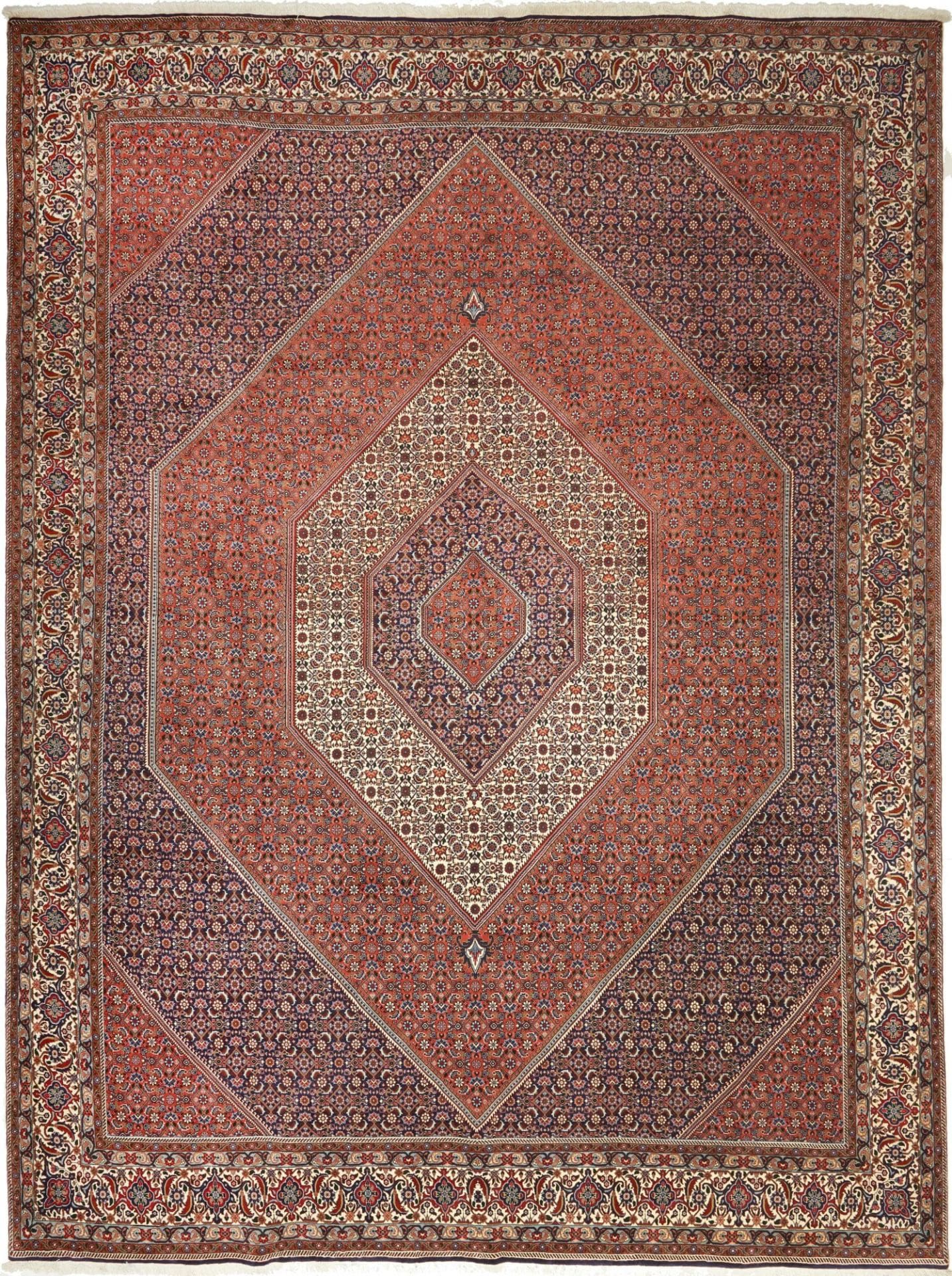 Bidjar Teppich 298 x 388cm, handgeknüpft, strapazierfähig & exklusiv