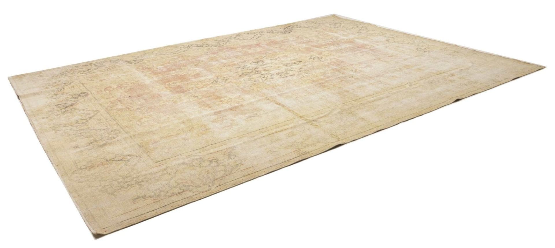 Vintage Perserteppich 302 x 404cm aus Schurwolle, handgeknüpft