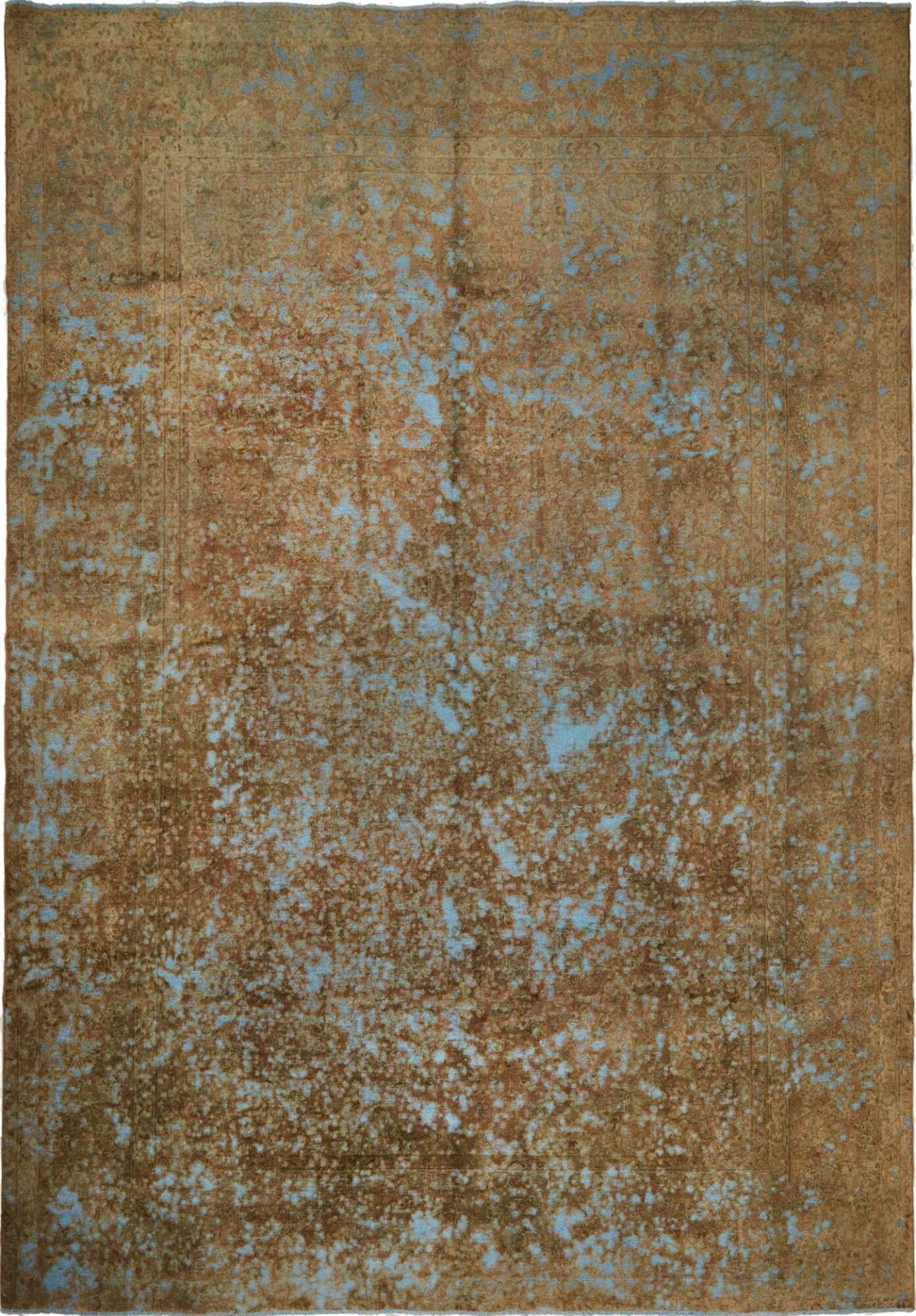 Vintage Orientteppich 287 x 405 cm, handgeknüpft, Schurwolle