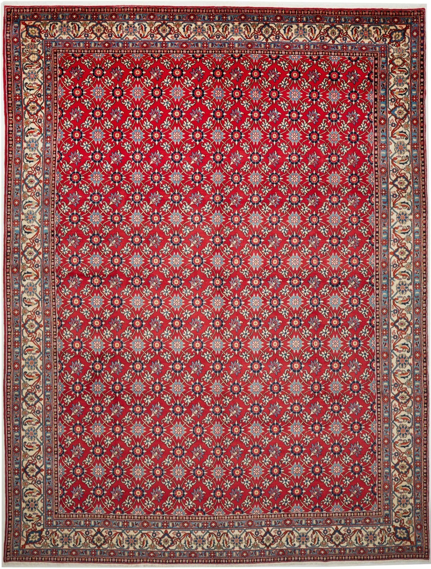Varamin Teppich 296 x 388cm - Handgeknüpft, Perserteppich