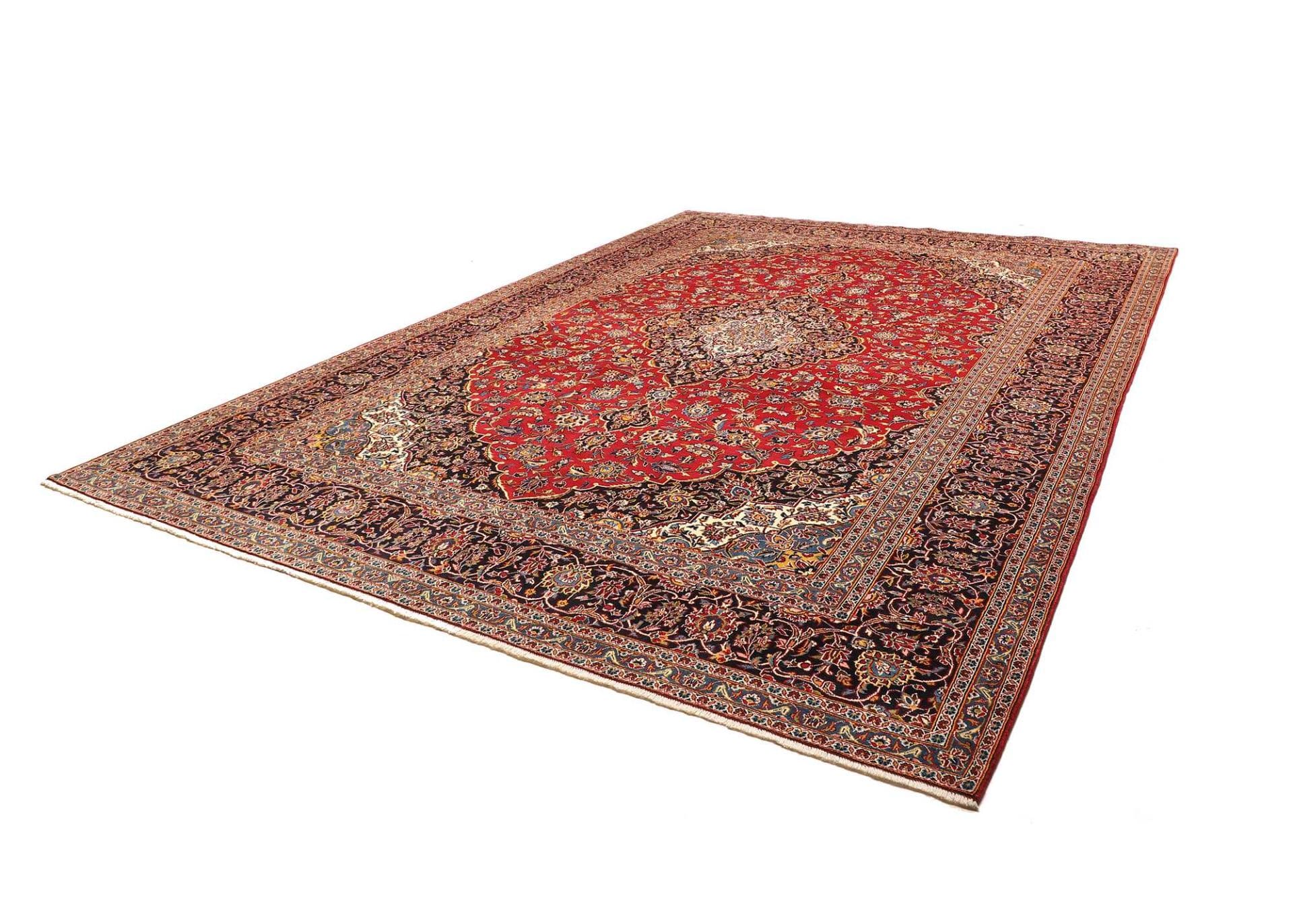 Kashan Teppich 306 x 414cm - Handgeknüpft, Perserteppich
