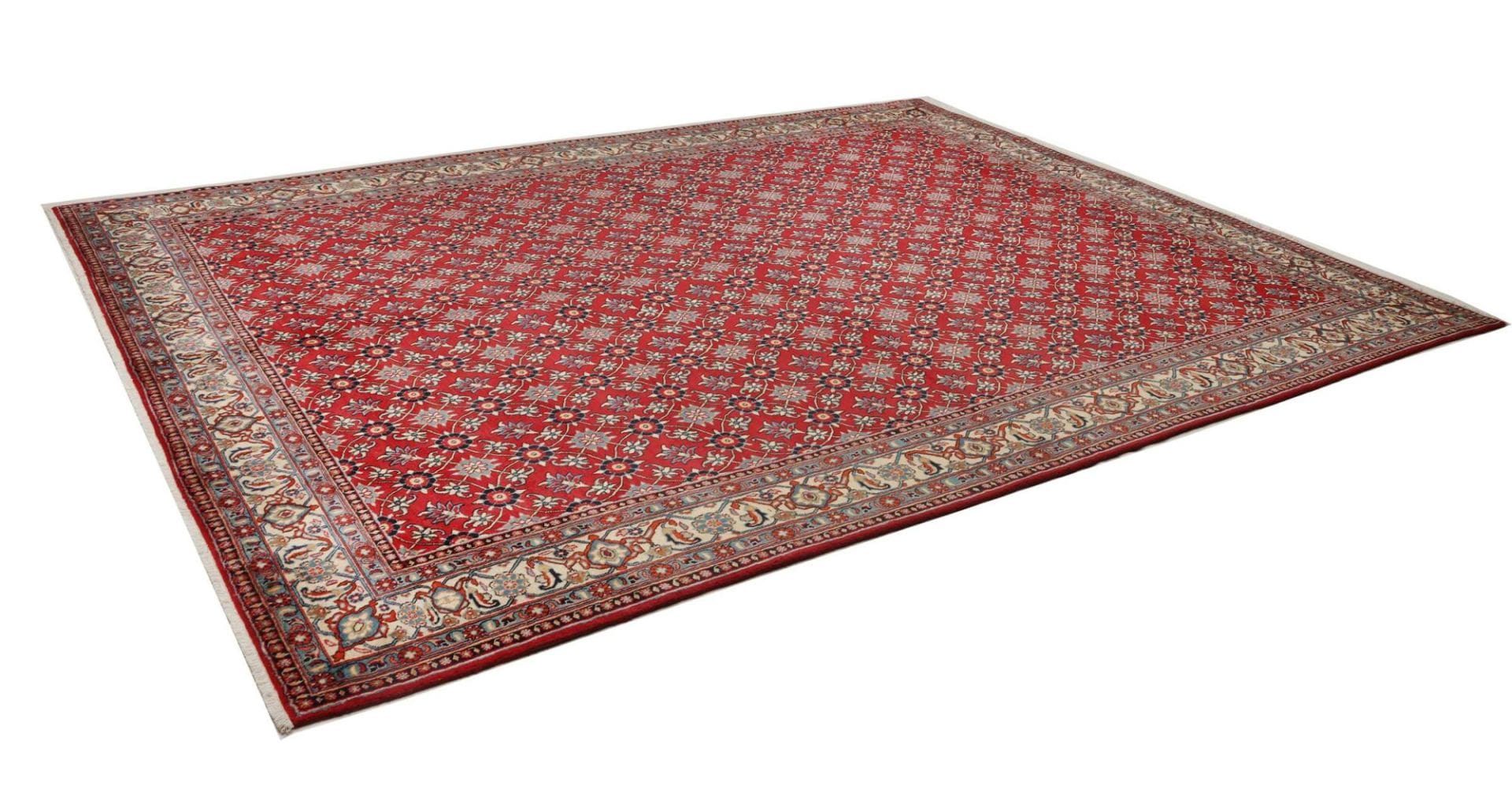 Varamin Teppich 296 x 388cm - Handgeknüpft, Perserteppich