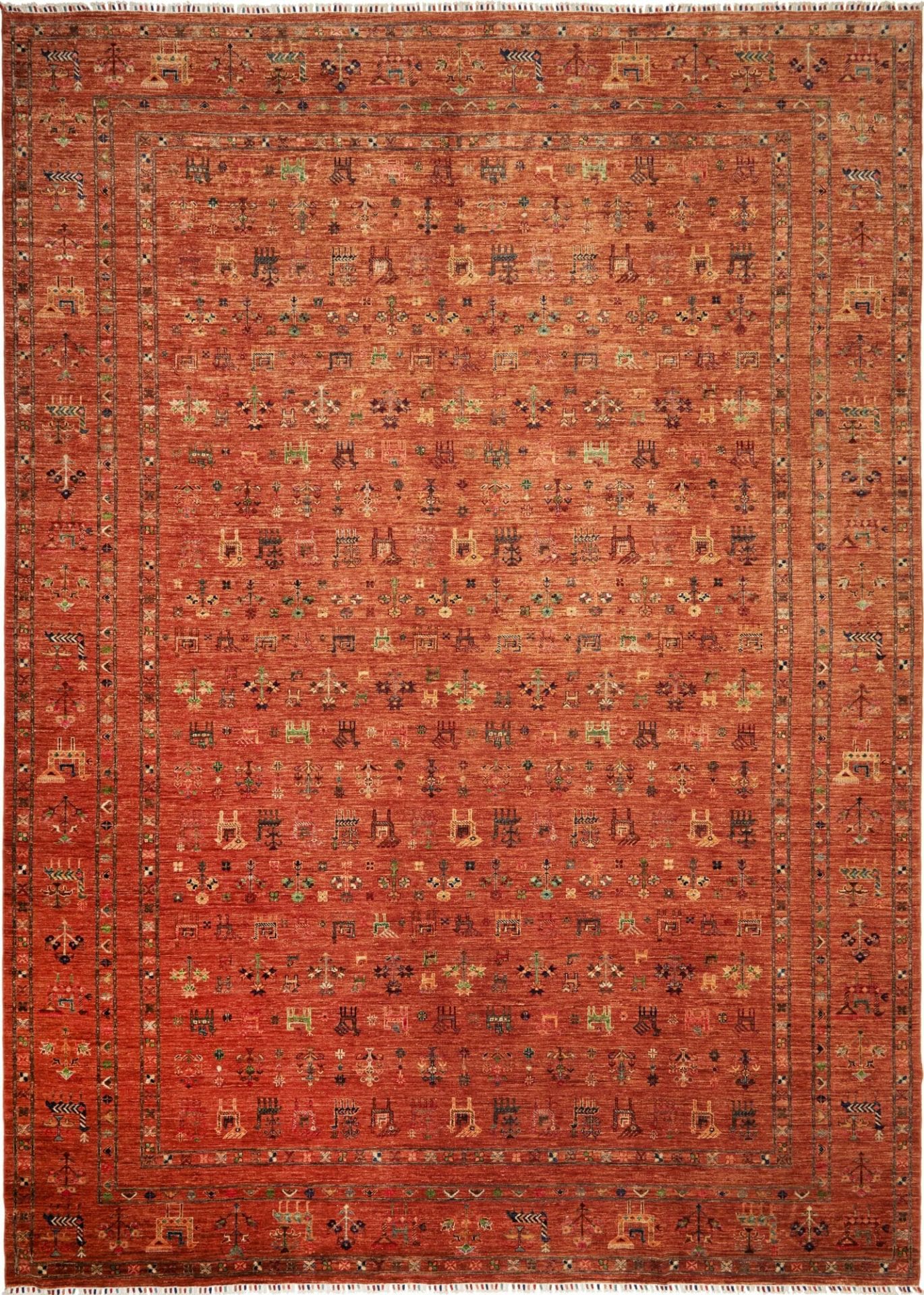 Orientteppich Samarkand 308 x 424 cm – Handgeknüpft, Schurwolle
