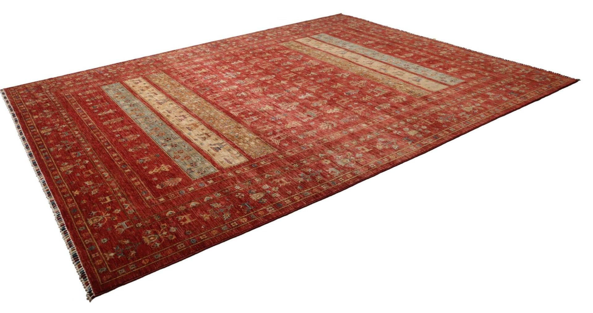 Orientteppich Samarkand 306 x 386 cm – handgeknüpft aus Wolle