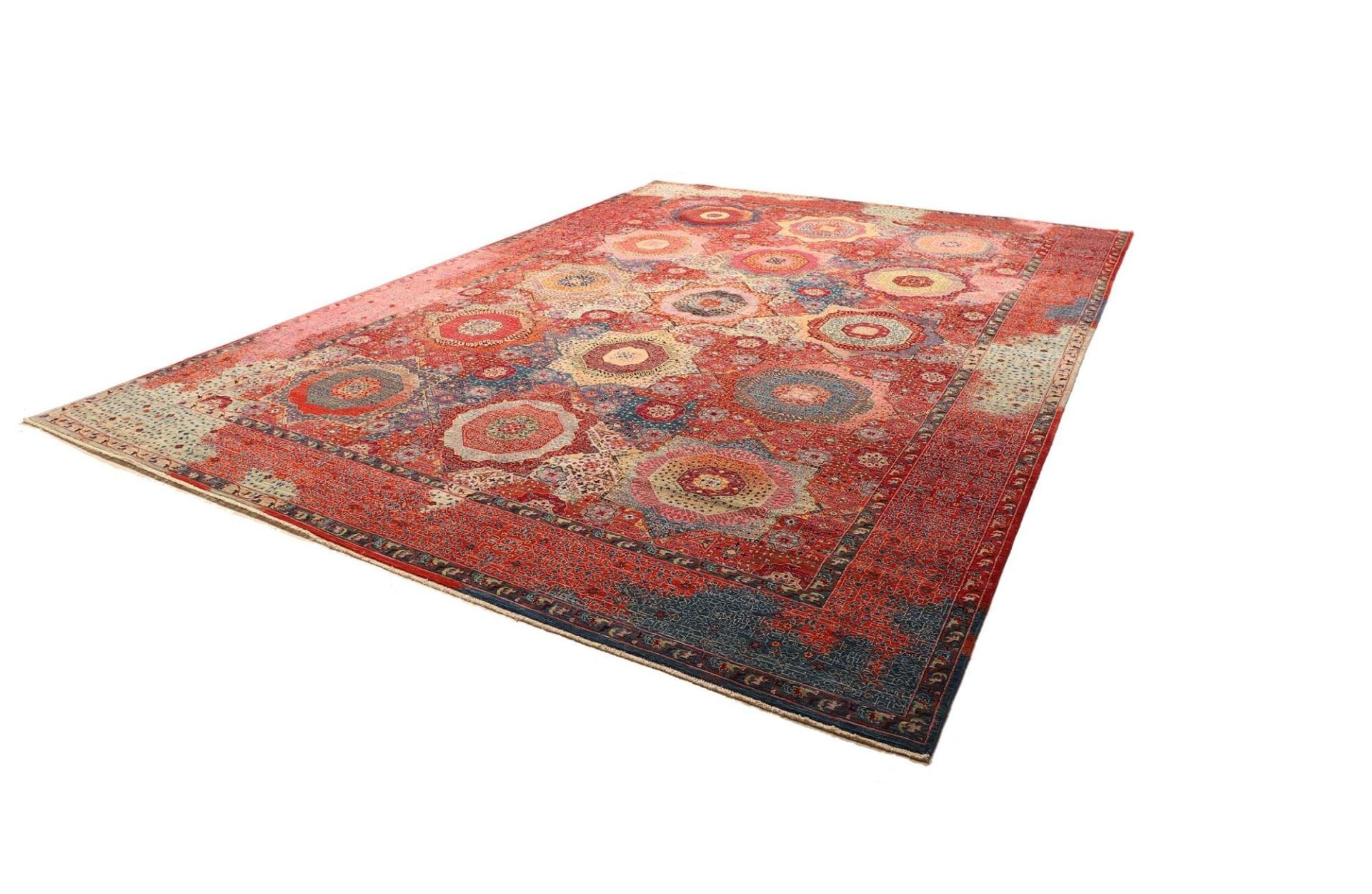 Mamluk Teppich 305 x 420 cm - handgeknüpft, Schurwolle, hochwertig