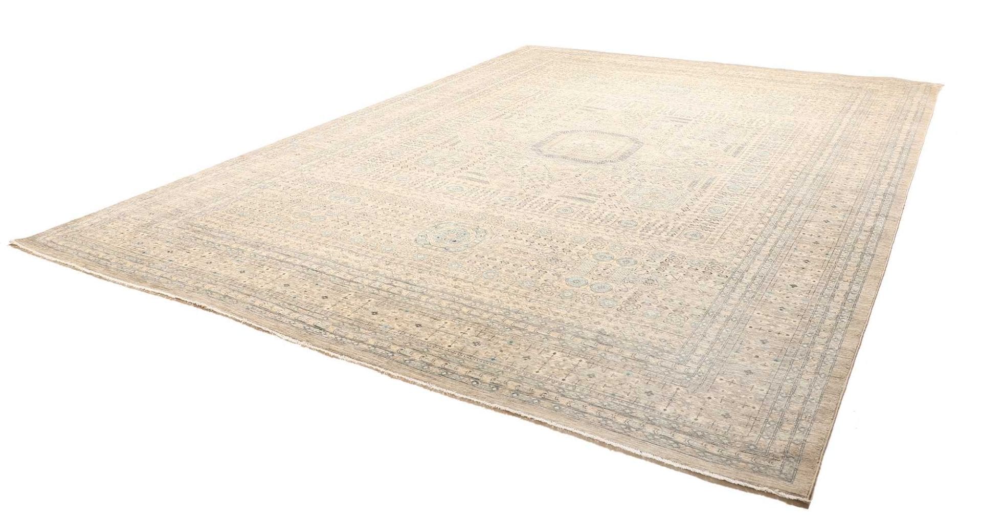 Mamluk Orientteppich 311 x 406 cm, handgeknüpft, Schurwolle