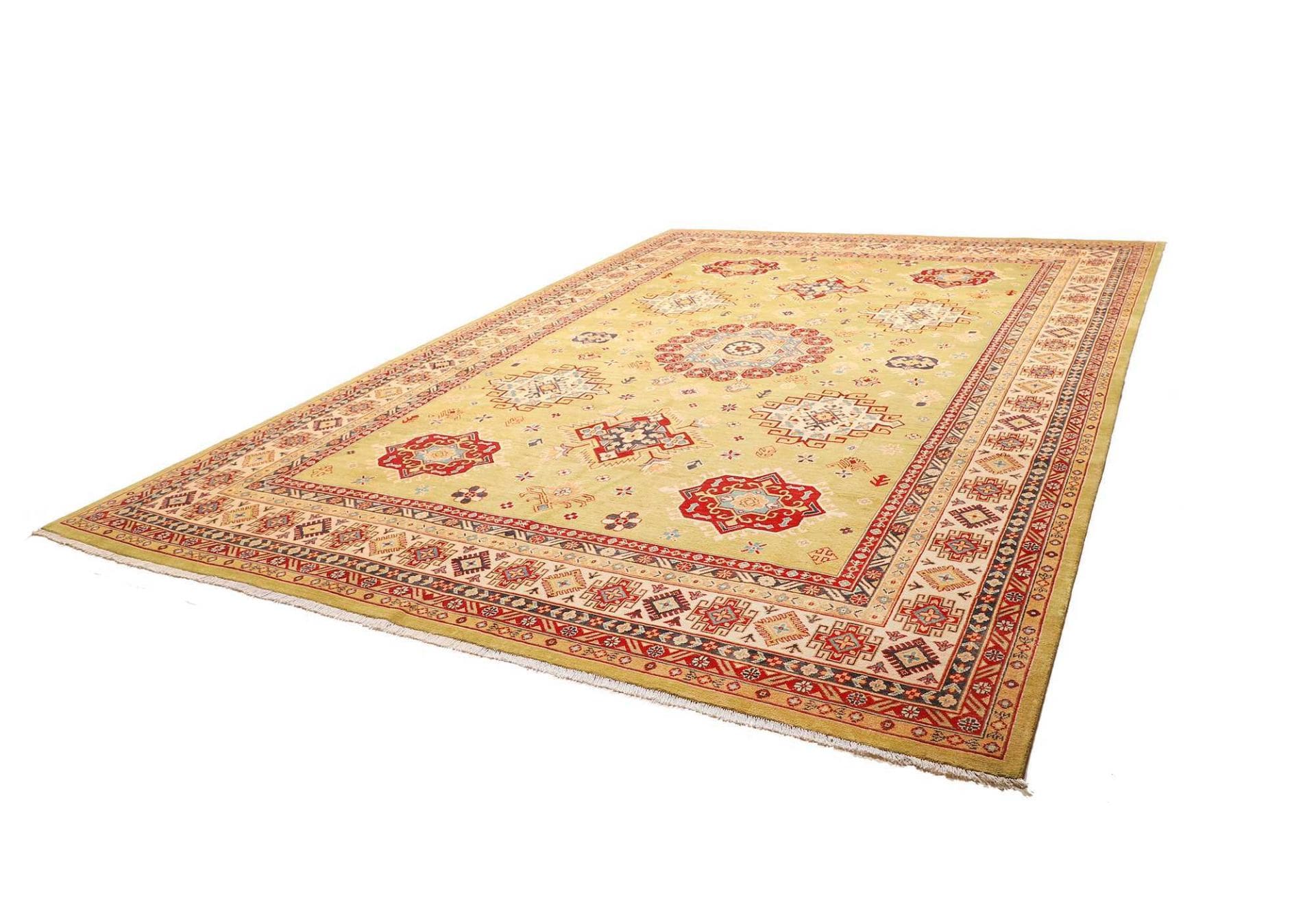 Kazak Teppich 311 x 422cm - Geometrisch, Schurwolle, handgeknüpft