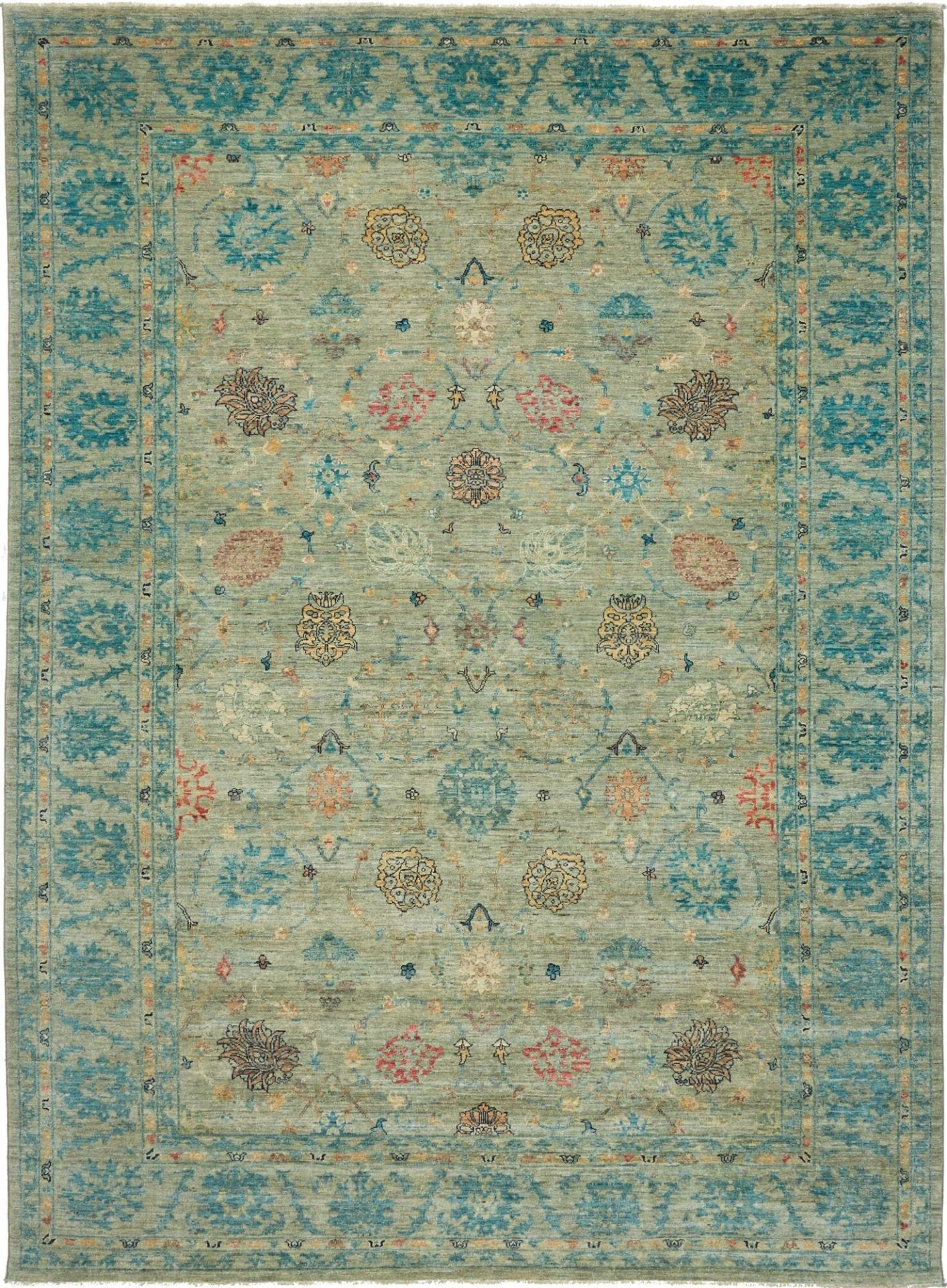 Ziegler Orientteppich 249 x 339cm, Schurwolle, handgeknüpft