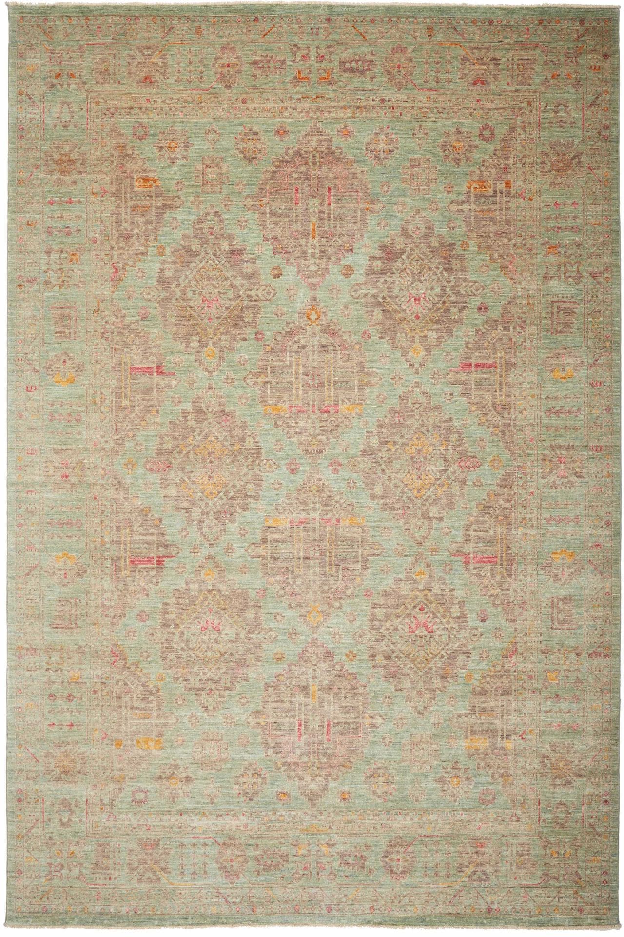 Orientteppich Samarkand 248 x 335 cm, handgeknüpft, Wolle, bunt
