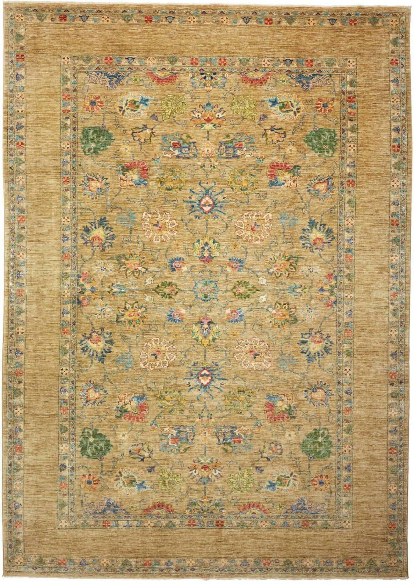 Ziegler Orientteppich 245 x 346cm, Schurwolle, handgeknüpft