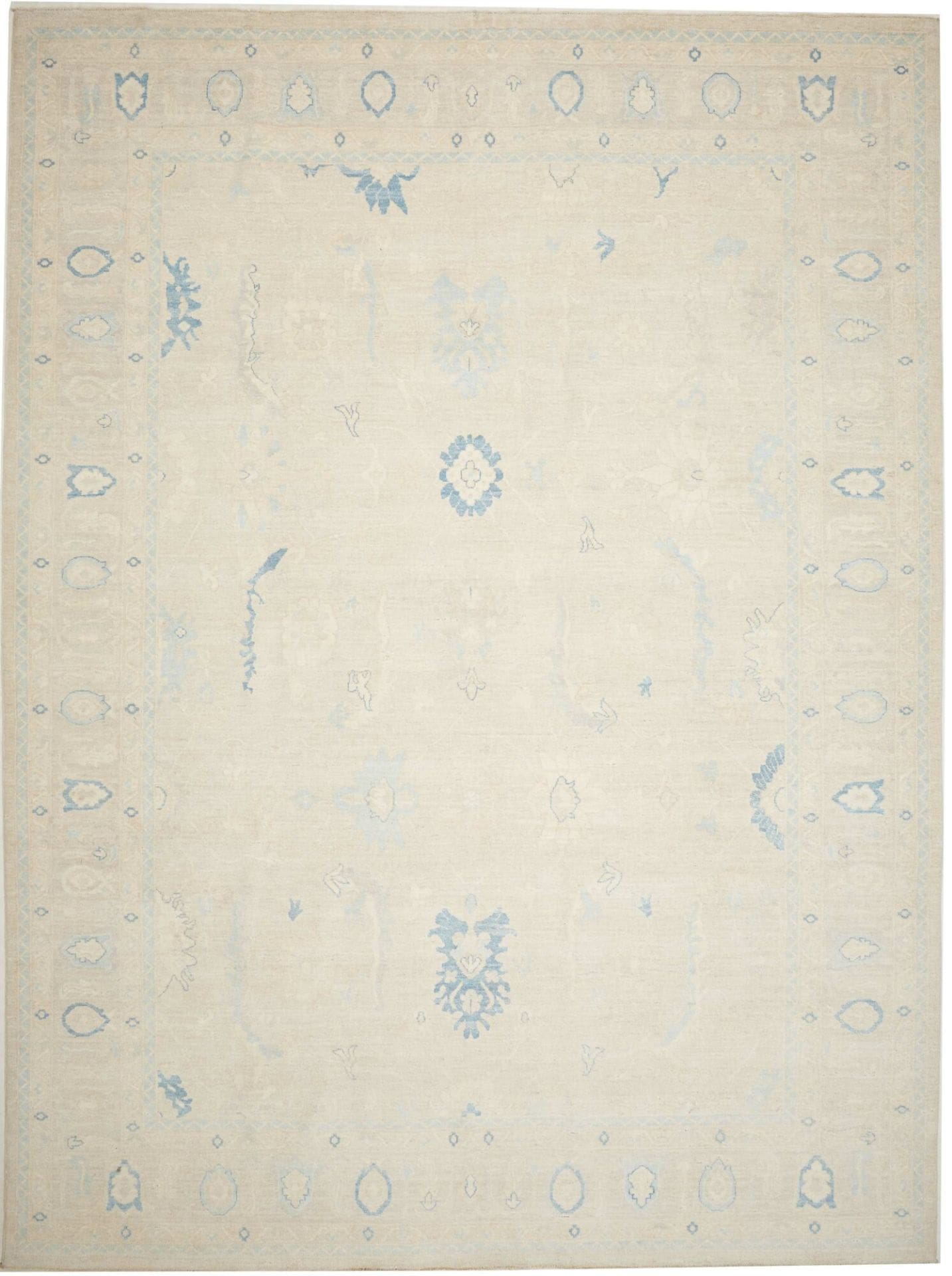 Ziegler Orientteppich 274 x 365 cm - Schurwolle, handgeknüpft