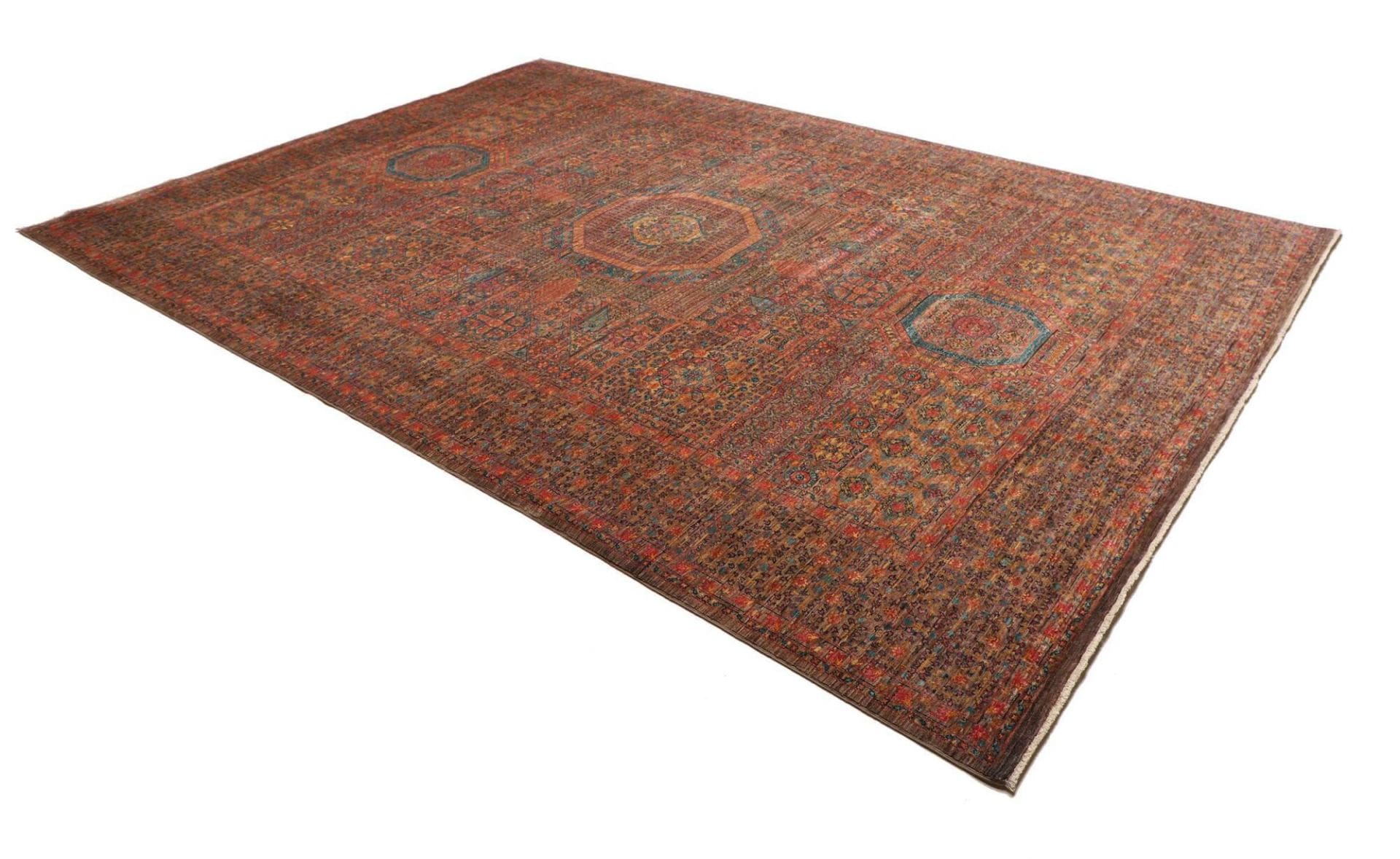 Mamluk Orientteppich 246 x 354 cm, handgeknüpft, Schurwolle