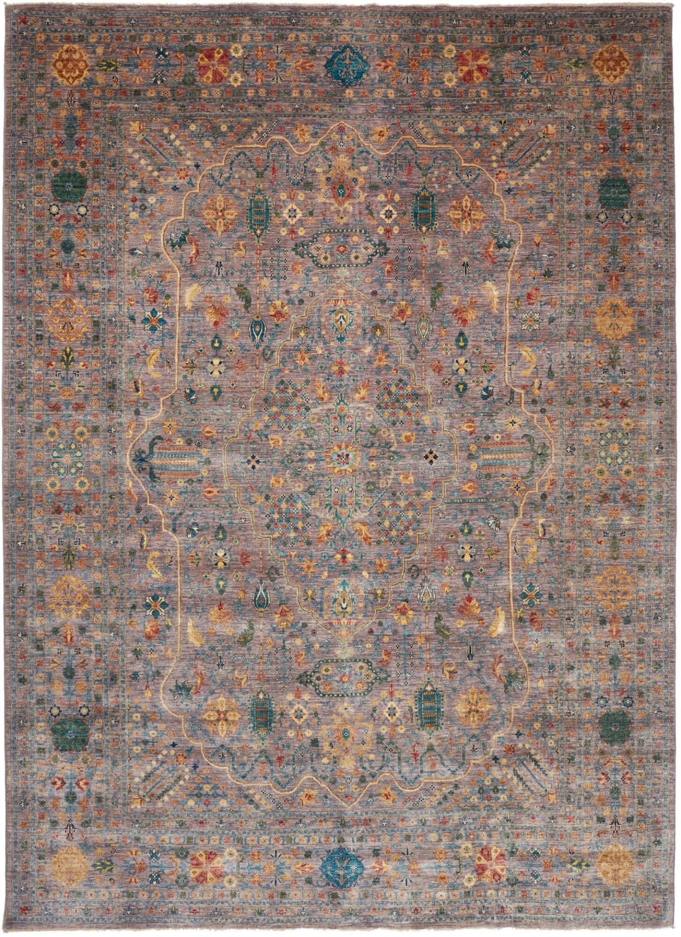 Samarkand Orientteppich 269 x 364cm, handgeknüpft, hohe Qualität