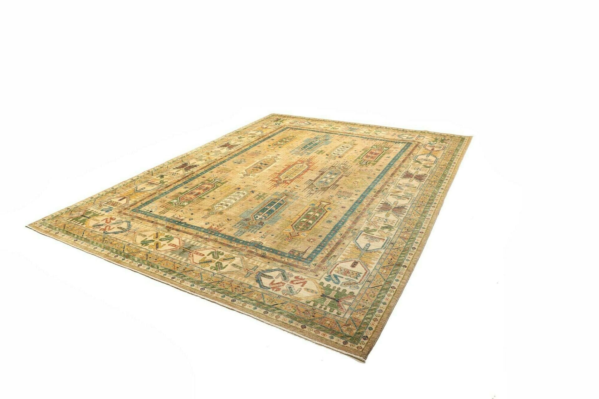 Samarkand Orientteppich 257 x 332cm, handgeknüpft, Wolle