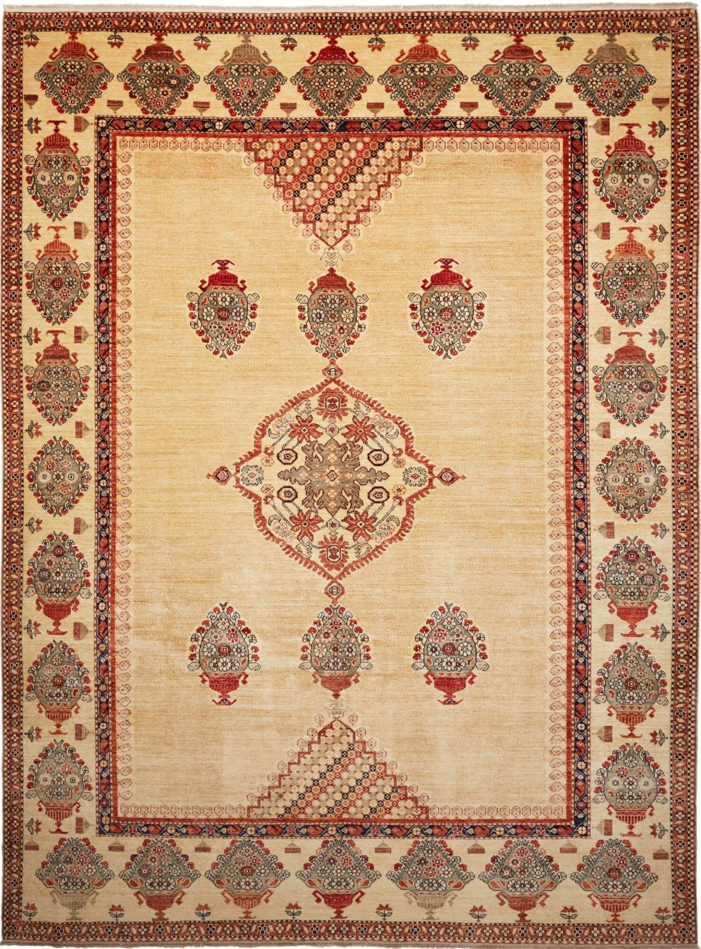 Kazak Orientteppich 276 x 362 cm - Handgeknüpft, Schurwolle