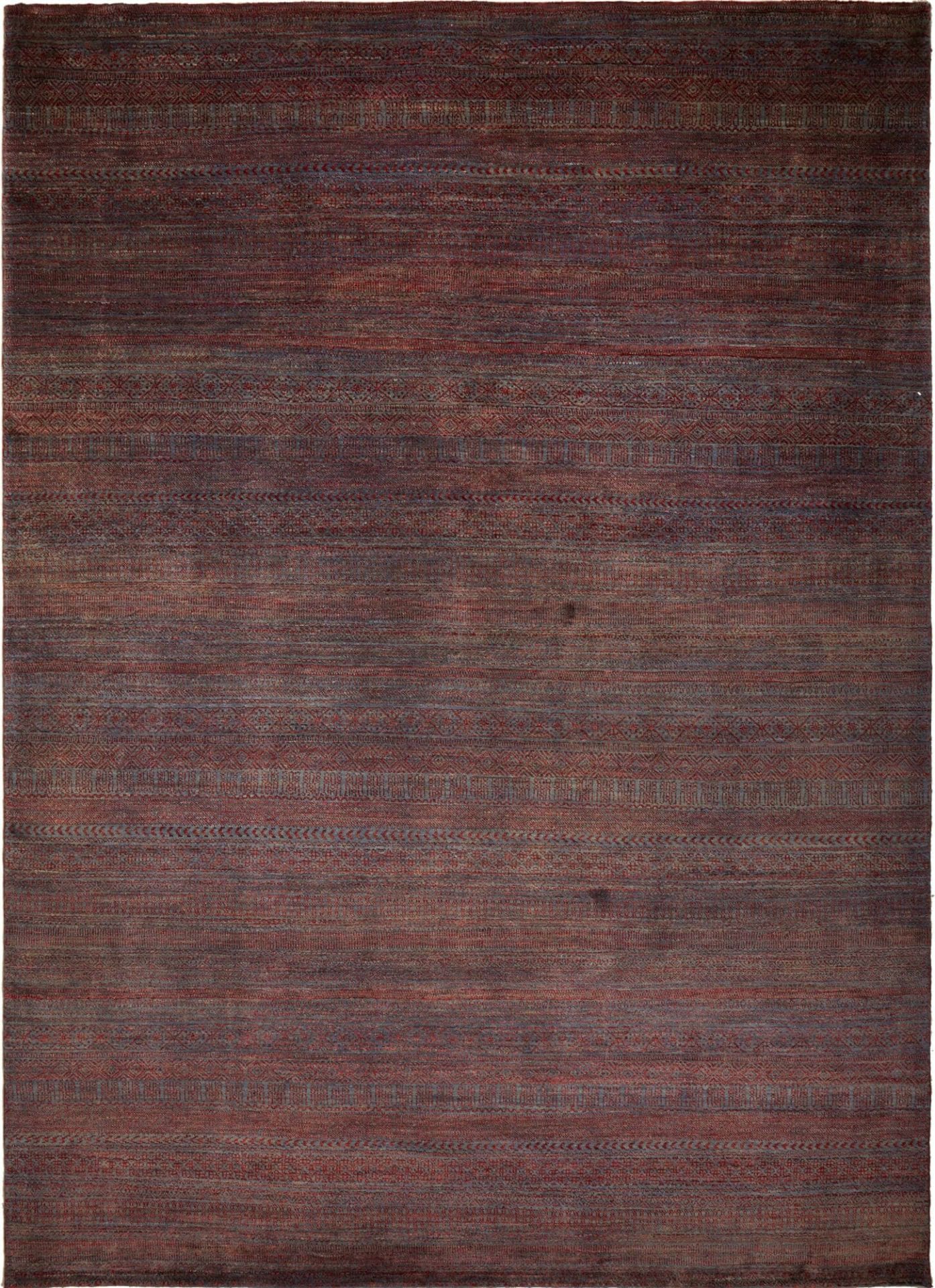 Loribaft Teppich 256 x 351 cm aus Schurwolle, handgeknüpft