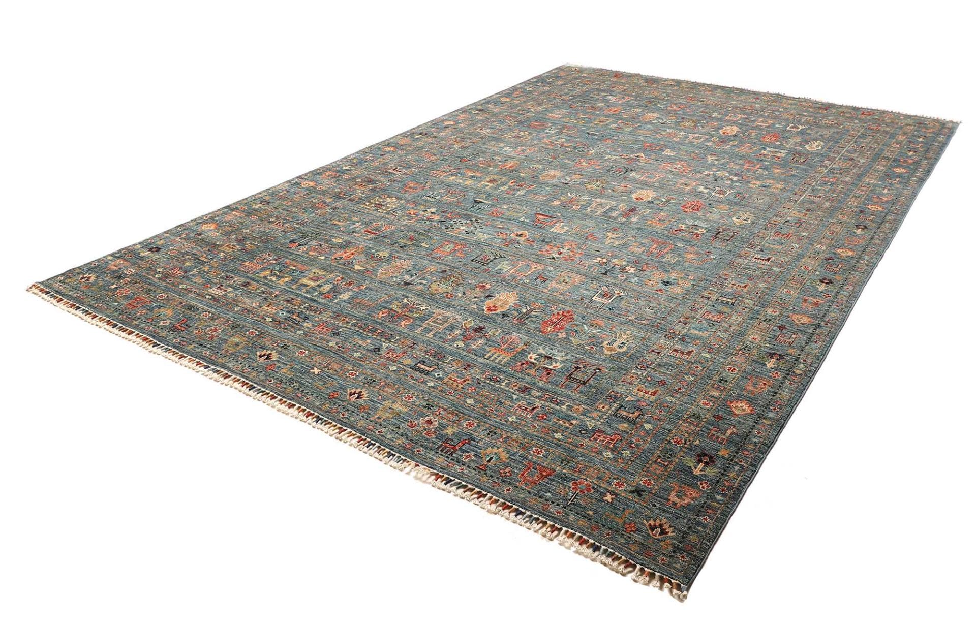 Orientteppich Samarkand 246 x 348cm, handgeknüpft aus Wolle